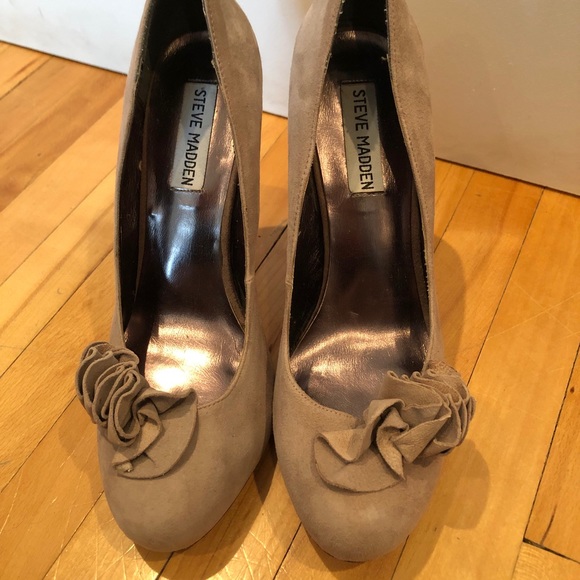 Steve Madden blushy-cream heels with toe detail, 8 - Picture 4 of 9